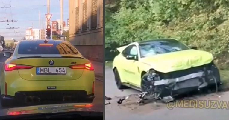 Со ново БМВ „разнел“ Мерцедес и два Пасата (ВИДЕО)
