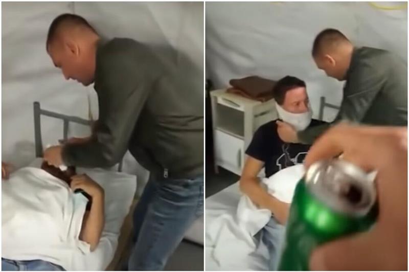 Скандал во Задар: Пиеле, се снимале и глумеле доктори во шатор на ковид-болница (ВИДЕО)