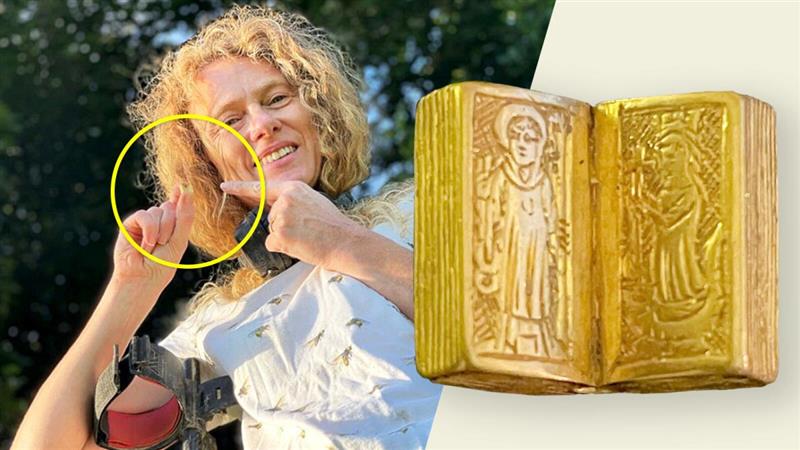 Британка случајно пронашла мала златна Библија, стара 600 години (ФОТО)
