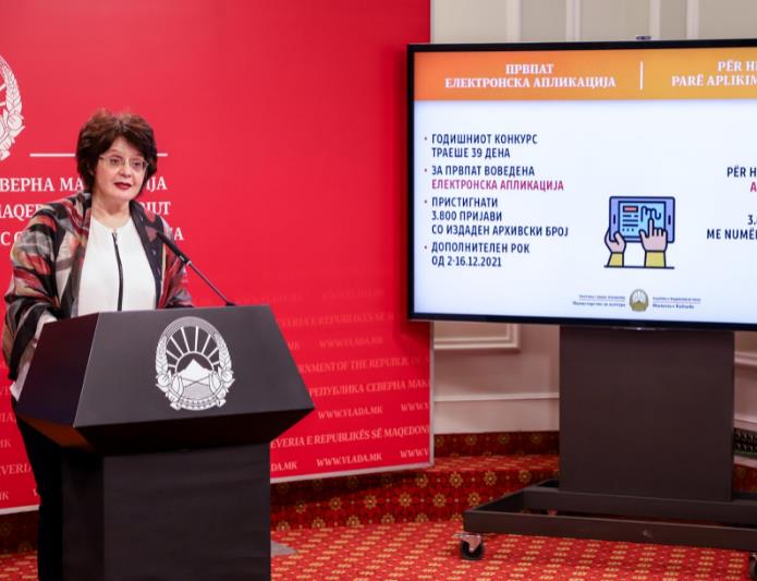 Стефоска: 10 милиони евра повеќе за културата во 2022 година