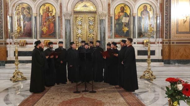 Прв настап на хорот од Бигорскиот манастир на официјален настан во Атина