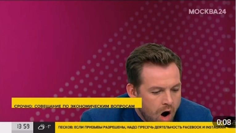 Водител се прозева за време на обраќање на рускиот премиер, не знаел дека е во етер (ВИДЕО)
