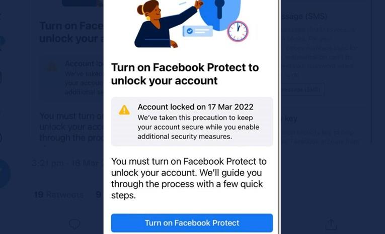 Фејсбук ги блокира сите кои не активирале Facebook Protect
