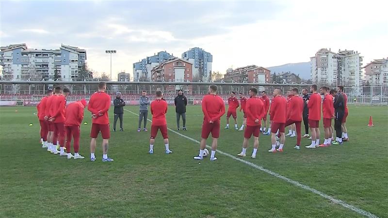 Македонските фудбалери се подготвуваат за Португалија
