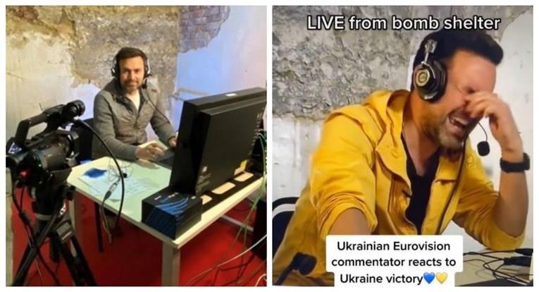 По победата на Украина, коментаторот на Евросонг скока низ скривницата (ВИДЕО)