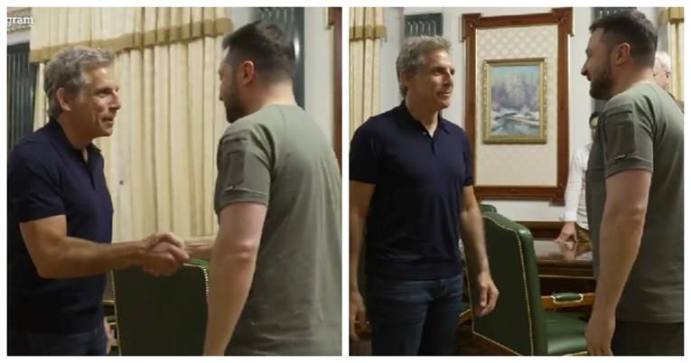 Видео: Бен Стилер го посети Зеленски
