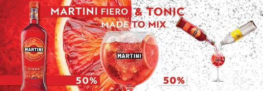 Запознајте го Martini Fiero – црвен, природен, совршен со тоник