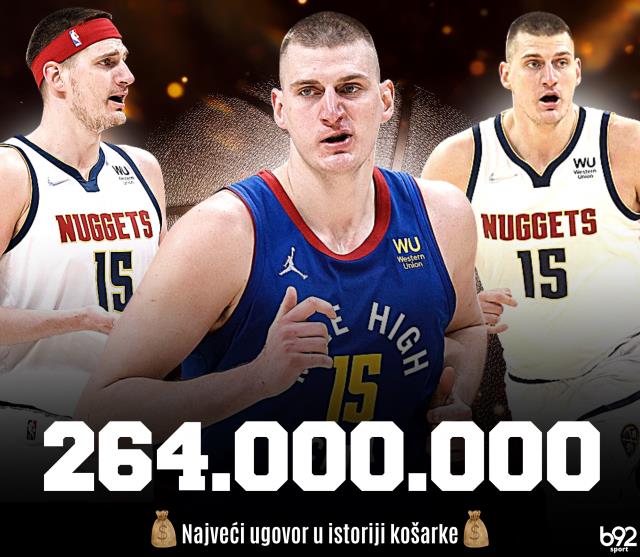 Најголем договор во историјата за најкорисниот кошаркар во НБА, Никола Јокиќ 