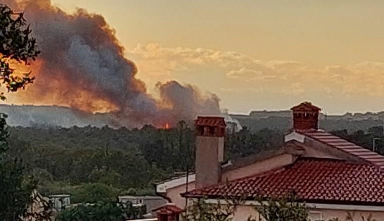 Видео: Голем пожар во Истра кај Новиград