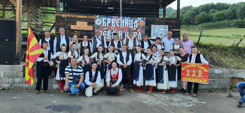 КУД „Брвеница“ на турнеја во Србија, меѓу другите и во српска Брвеница