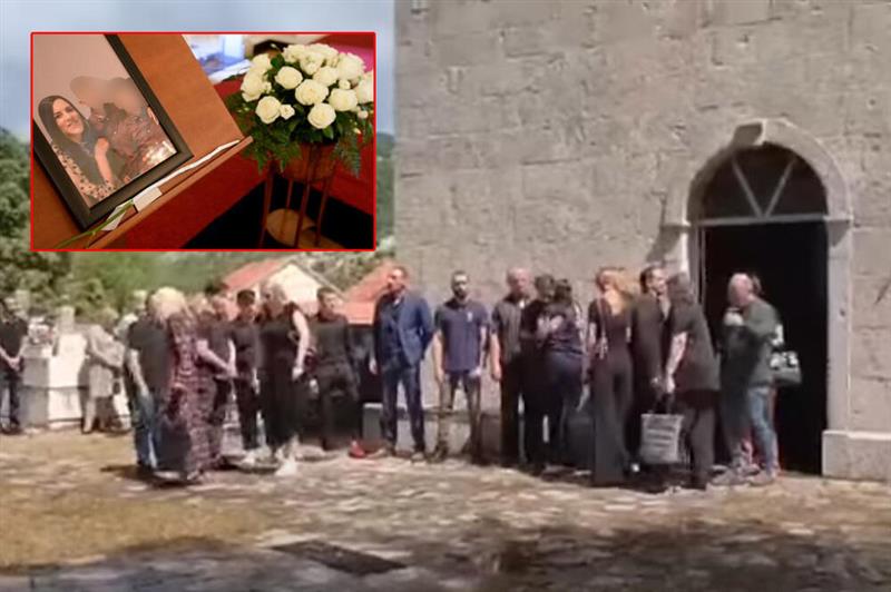 Тага во Цетиње: Погребана е Наташа со двата сина, први жртви на масовниот убиец (ВИДЕО)