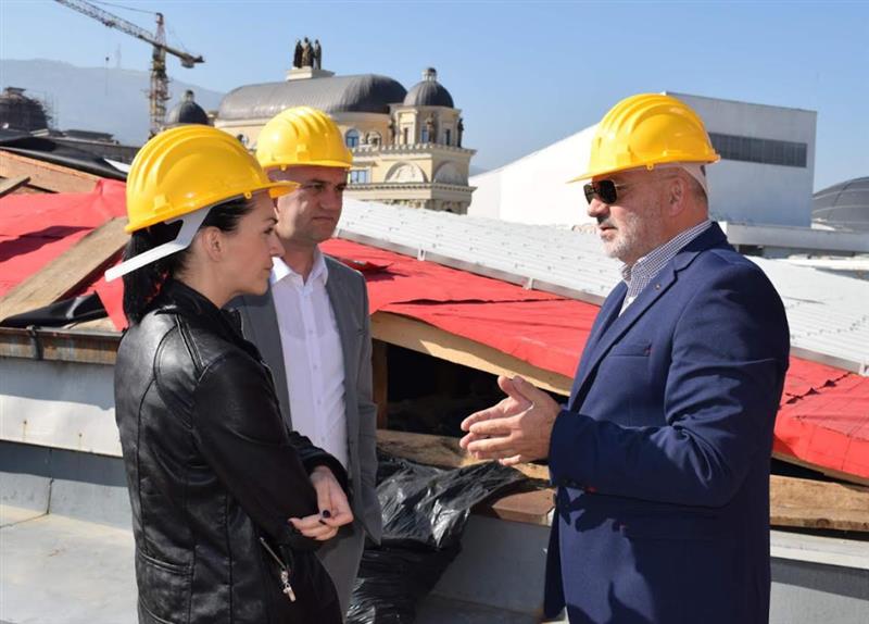 Костадиновска-Стојчевска: Со 30 милиони денари се реконструира покривот на НУБ „Св. К. Охридски
