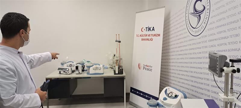 Медицинска опрема вредна над 61 илјада евра донација од Турција за тетовската клиничка болница