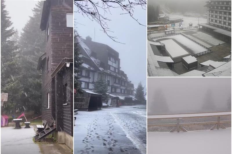 Падна првиот снег во Србија, се очекуваат дополнителни врнежи (ФОТО)