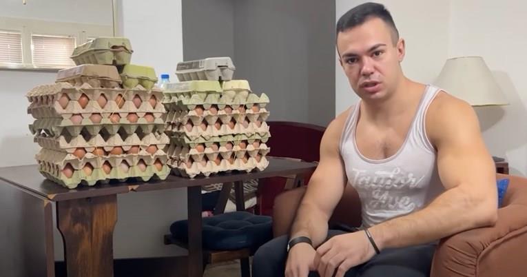 Српски Јутјубер изел 300 јајца за 10 дена и објавил резултати од крвната слика (ВИДЕО)
