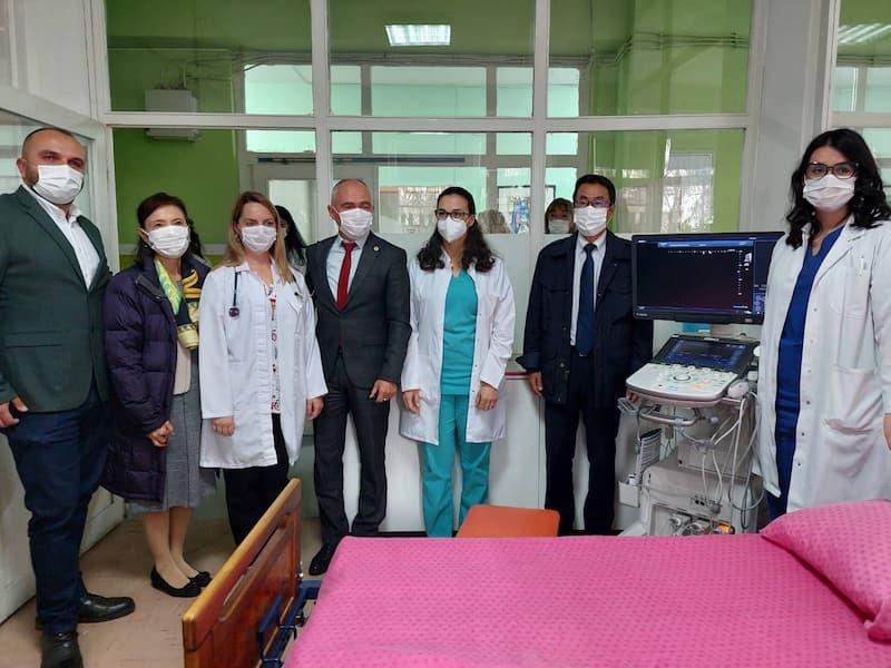 Нов ехо апарат на педијатрија во клиничка болница Битола, донација од јапонскиот народ