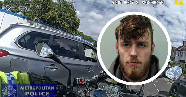 Возач на џип соборил полицаец, веднаш го ставиле во затвор (ВИДЕО)