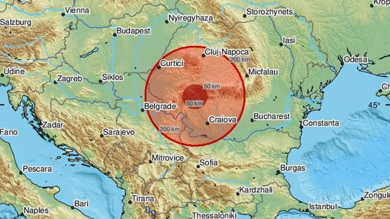 Земјотрес од 5,6 степени во Романија, почувствуван и во Србија