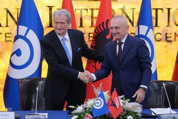 Бериша и Мета ја официјализираа изборната коалиција