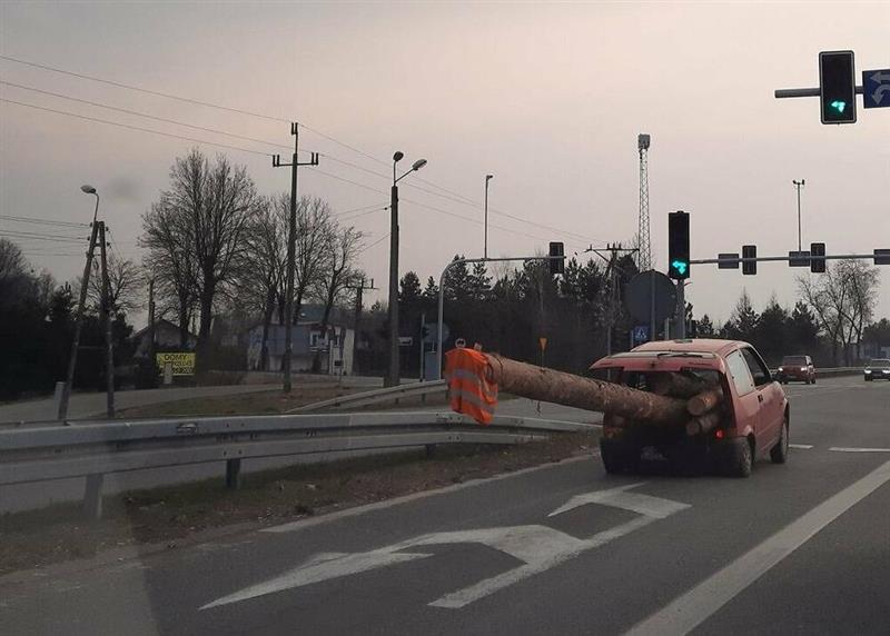 Натоварил огромно дрво во малото „Чинквеченто“, па заработил казна од 1.000 евра (ВИДЕО)