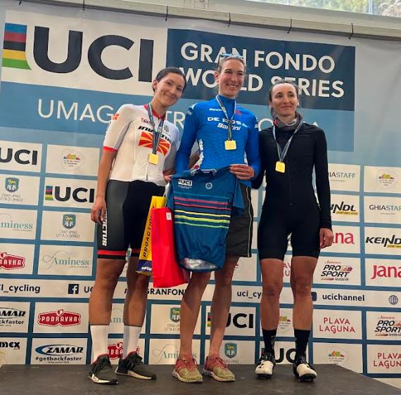 Елена Петрова освои подиум во Хрватска и обезбеди пласман на Светското Gran Fondo првенство