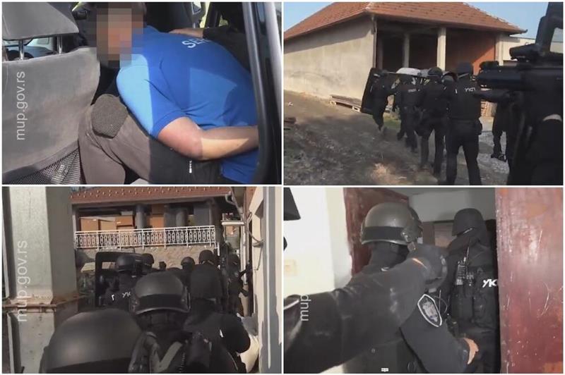 Снимка од апсењето на монструмот од Младеновац, кој уби 8 млади луѓе и повреди 14 (ВИДЕО)