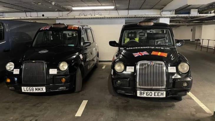 Делчево дел од рутата на хуманитарната иницијатива Black Cab - Europe Charity Trip