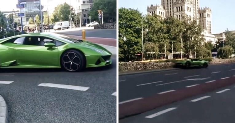 Сакал да се покаже со новото Ламборџини, па се забил во ѕид (ВИДЕО)