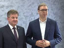 Вучиќ по разговорот со Лајчак во Брисел: Не сум оптимист