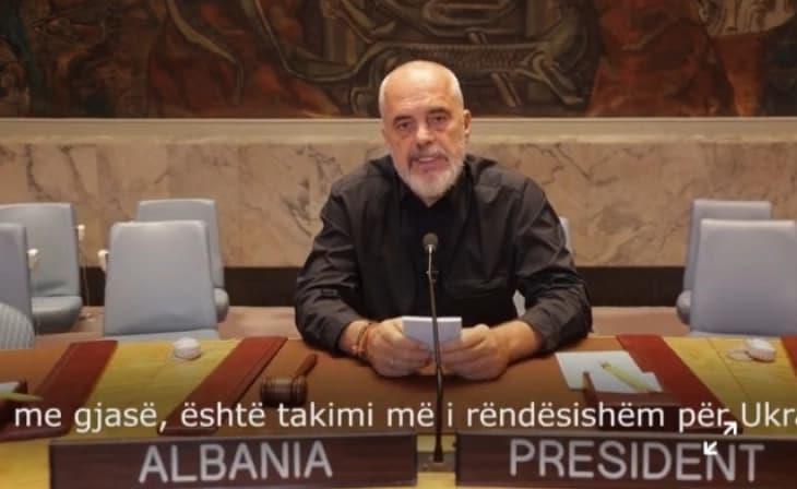 Албанија денеска ќе претседава со седницата на СБ на ОН