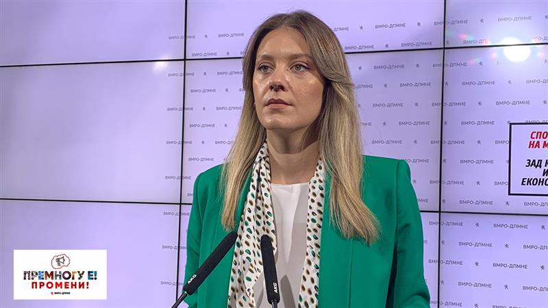 Митева: Македонија е рекордер по сиромаштија, затворени фирми и пропадната економија