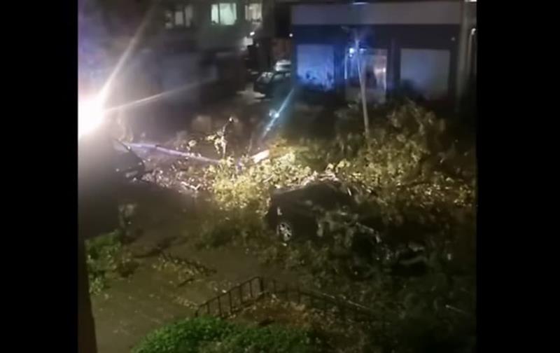 Најмалку двајца загинати во силно невреме со ветришта, дожд и снег во Бугарија (ВИДЕО)