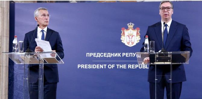 Вучиќ - Столтенберг: Имаме поинакво гледање на настаните во Бањска