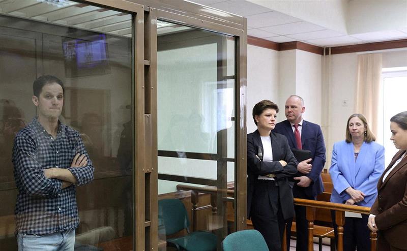 Рускиот суд го продолжи притворот на дописникот на Волстрит журнал, Гершкович