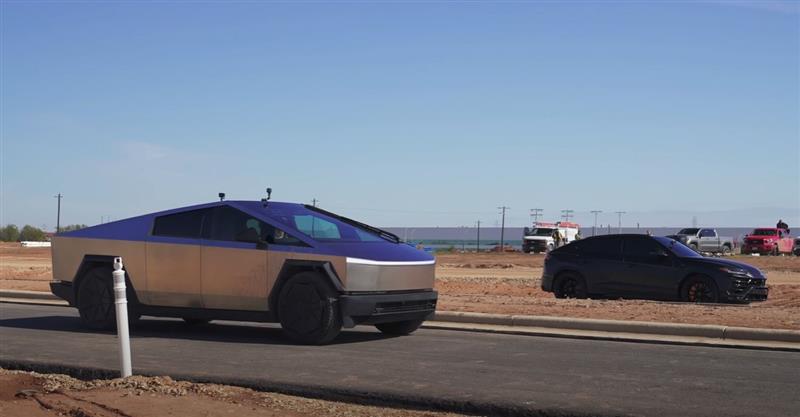 Видео: Трка за забрзување помеѓу „Tesla Cybertruck“ и „Lamborghini Urus“