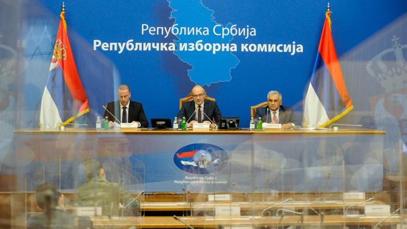 Изборната комисија ги соопшти резултатите од изборите во Србија, Вучиќ во убедливо водство