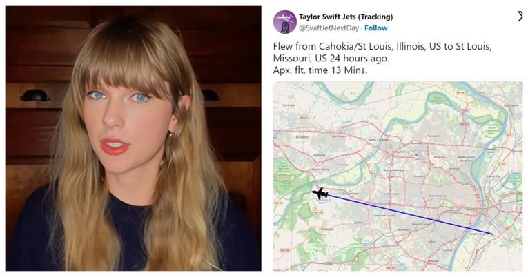 Тејлор Свифт му се заканува со тужба на студент, кој го следи нејзиниот авион преку X 