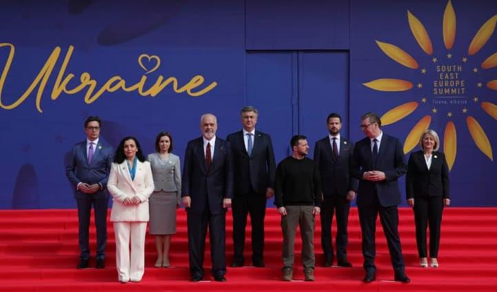 На Самитот во Тирана за Украина искажана едногласна осуда за руската агресија