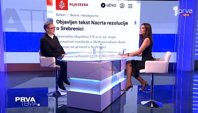 Вучиќ: Ме погоди гласањето на Македонија за резолуцијата