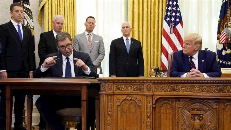 Германски медиуми: Трамп назад во Белата куќа - крилја на „реваншистичката“ политика на Србија