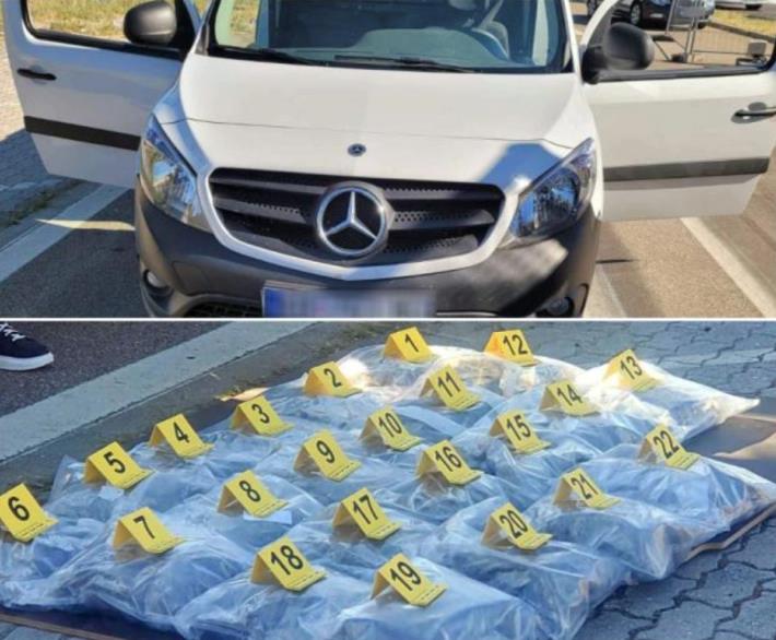 Српската полиција открила 12 килограми марихуана во возило кое влегло од Македонија