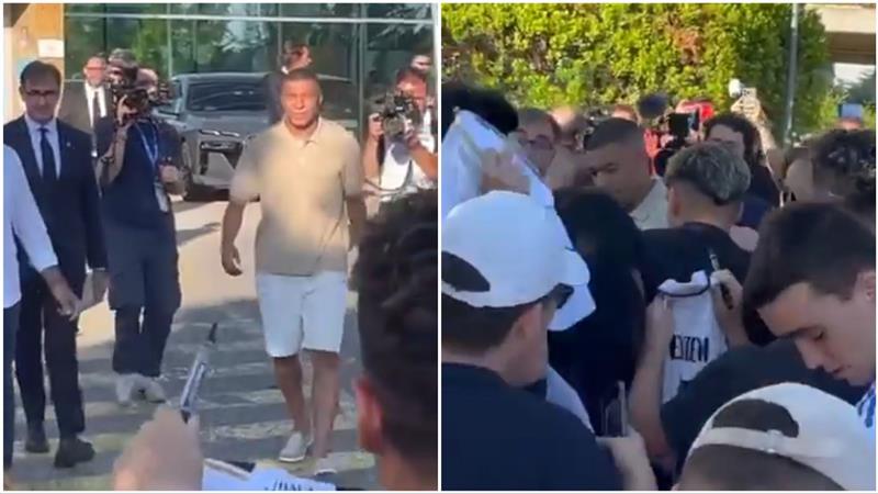 Видео: Килијан Мбапе пристигна во Мадрид 