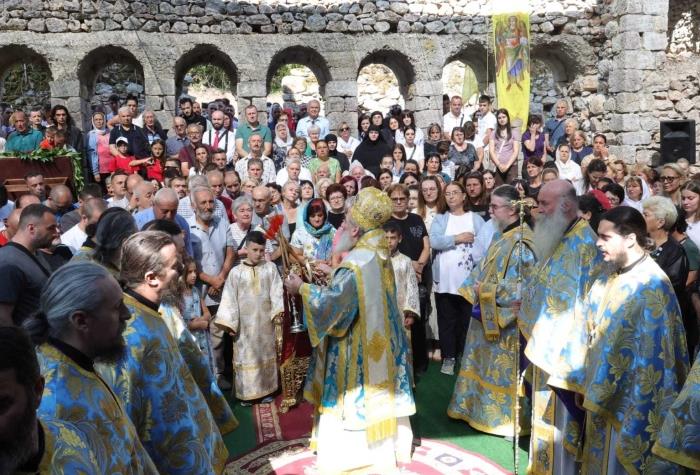 По осум децении света литургија во долнодримколскиот манастир „Свети Архангел Гавриил“