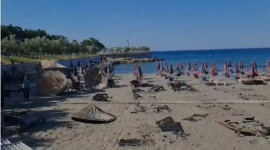 Големиот пожар во Шенѓин, Албанија ставен под контрола, плажите празни