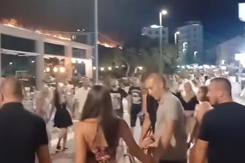 Пожар беснее кај Сутоморе, ама некому му е до оро (ВИДЕО)