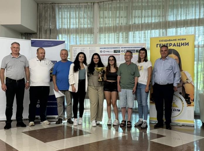 Скопски МШК Центар нов македонски шаховски првак во женска конкуренција