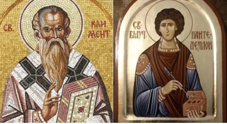 Свети Климент Охридски и Свети Пантелејмон