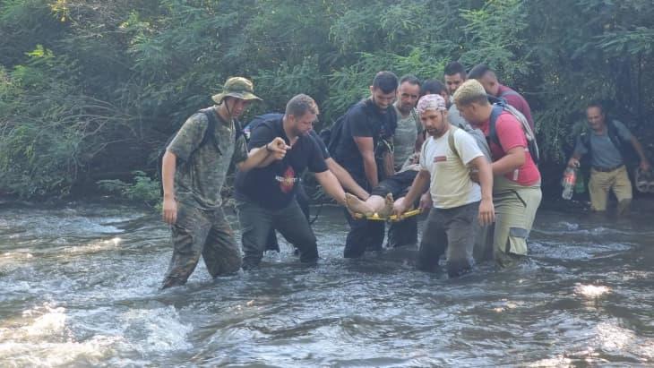 Видео: Драма во село Бекирлија, пронајден исчезнат маж, со хеликоптер пренесен во Клинички