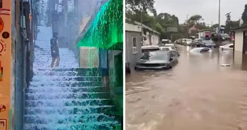 Дубровник под вода- порои носат сѐ пред себе: Не излегувајте од дома (ВИДЕО)