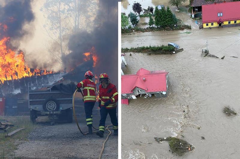 „Борис“ ја потопи цела централна Европа, додека Португалија се бори со пожари (ВИДЕО)